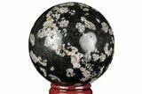 Polished Snowflake Stone Sphere - Pakistan #187529-1